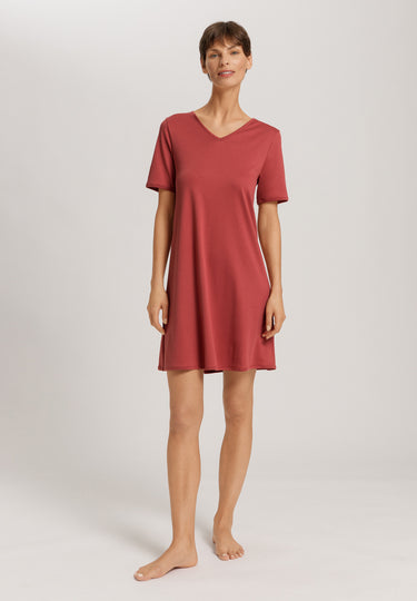 Cleo S/Slv Nightdress 90cm | Marsala 79535-2400